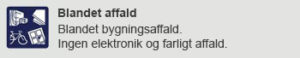 Blandet byggeaffald