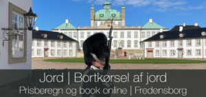 Jord fjernes, bortskaffes | Fredensborg