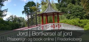 Jord fjernes, bortskaffes | Frederiksberg